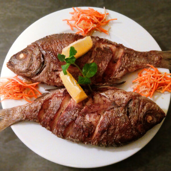 Filet de daurade frit